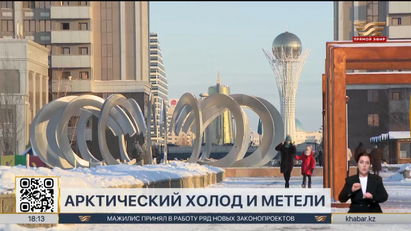 Арктический холод и ветер: какая погода ждёт казахстанцев?