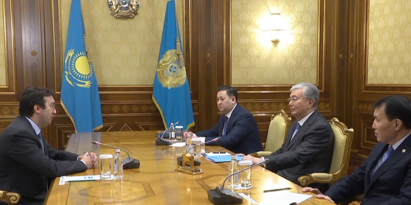 К. Токаев принял исполнительного секретаря ГРЕКО Д. Эспозито