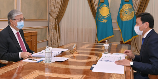 А. Кульгинов рассказал Главе РК о благоустройстве окраины Нур-Султана