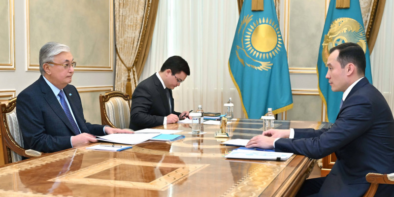 Глава государства принял председателя правления АО «НК «QazaqGaz»