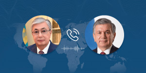 Состоялся телефонный разговор Главы государства с Президентом Узбекистана
