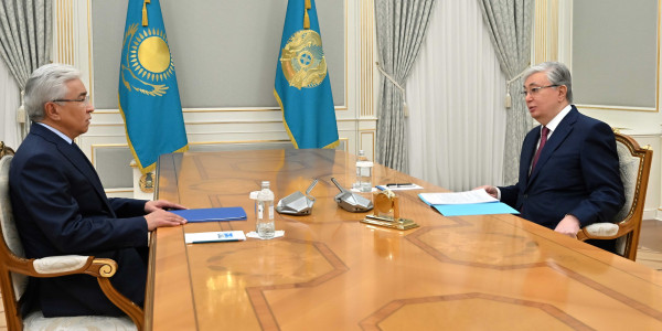 Президент Касым-Жомарт Токаев принял Генерального секретаря ОДКБ Имангали Тасмагамбетова