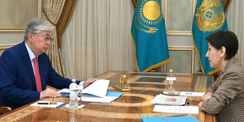 Президент Еңбек және халықты әлеуметтік қорғау министрін қабылдады