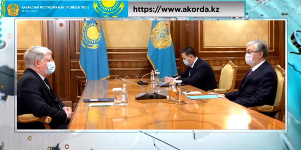 Мемлекет басшысы Ресейдің Қазақстандағы елшісін қабылдады