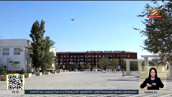 Дроны следят за порядком в Атырауской области