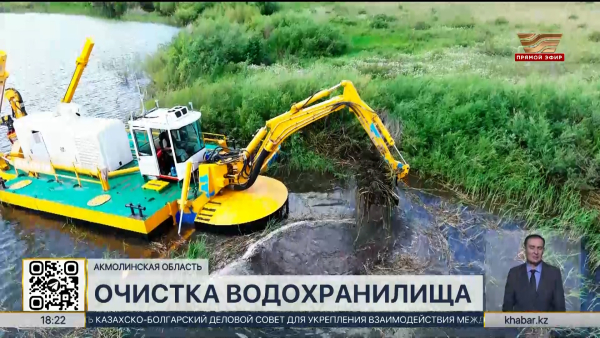 50 тысяч тонн ила планируется извлечь из Астанинского водохранилища