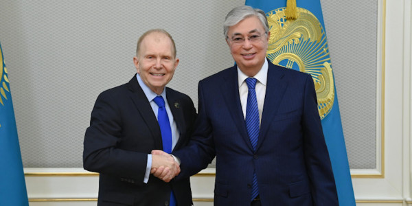 Қ. Тоқаев АҚШ-тың Қазақстандағы елшісі Уильям Мозерді қабылдады