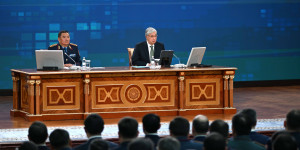 Президент провел расширенное заседание коллегии министерства внутренних дел