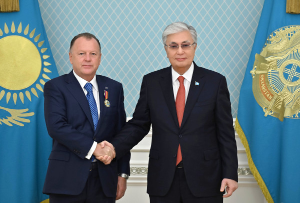 Мемлекет басшысы Халықаралық дзюдо федерациясының (IJF) президентін қабылдады