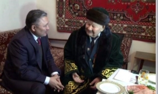 Жауынгер Сабырғали Құсенов 100 жасқа толды