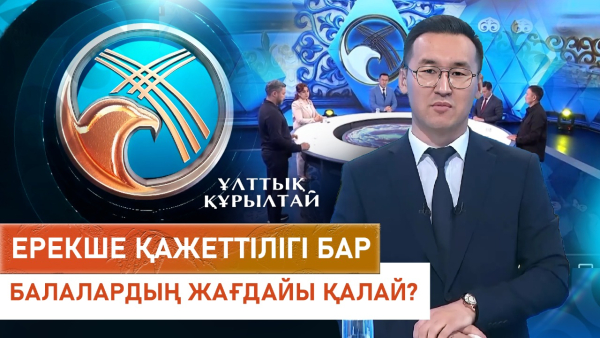 Ерекше қажеттілігі бар балалардың жағдайы қалай? «Ұлттық құрылтай»
