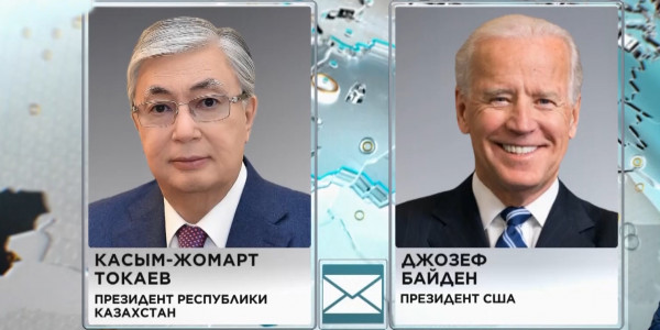 Глава государства получил поздравительную телеграмму от президента США