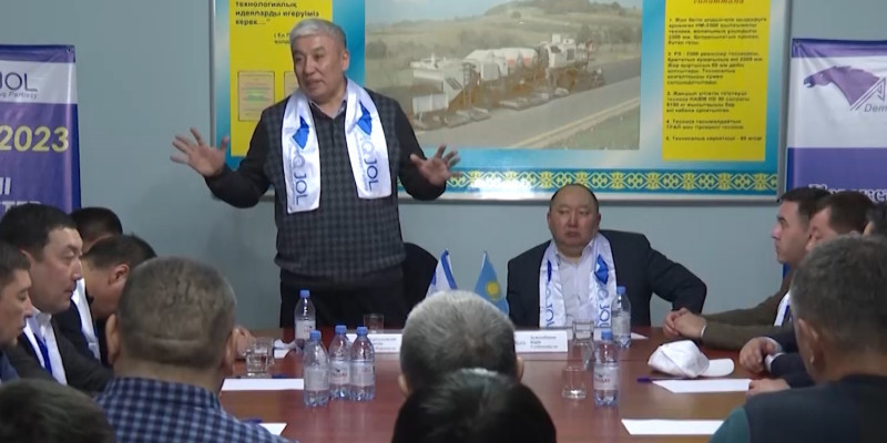 Кандидаты в депутаты от партии «Ак Жол» прибыли в Кызылорду