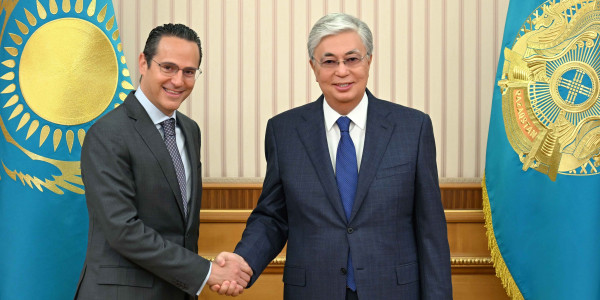 Касым-Жомарт Токаев провел встречу с руководителем компании Shell Уаэлем Сауаном