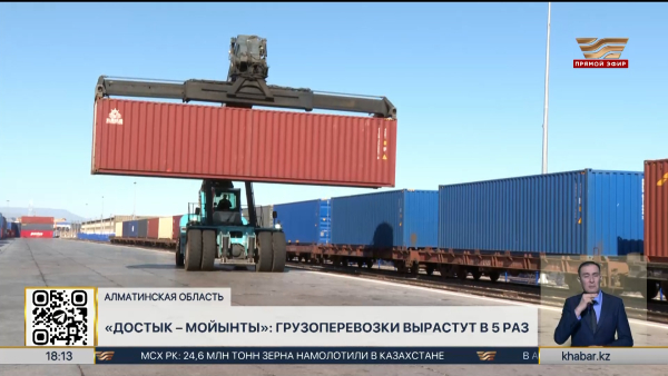 Транспортный коридор «Достык – Мойынты»: грузоперевозки вырастут в 5 раз