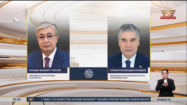 Президент провел телефонный разговор с председателем Халк Маслахаты Туркменистана