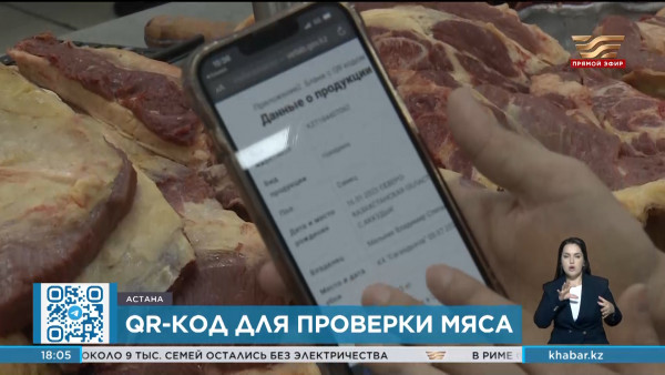 QR-код для проверки качества мяса вводят в Казахстане