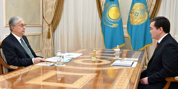 Президент заслушал доклад акима Астаны