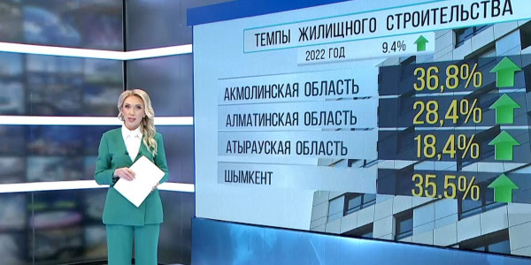 Темпы жилищного строительства растут в Казахстане