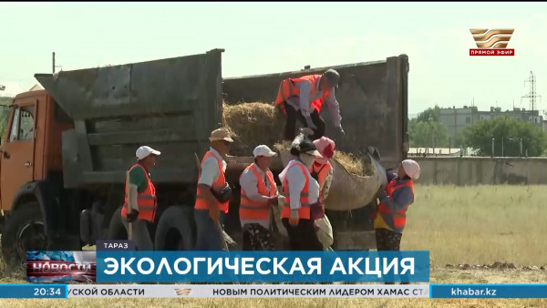 &laquo;Таза Қазақстан&raquo;: эстафету &laquo;Эко LIFE&raquo; запустила молодёжь Тараза