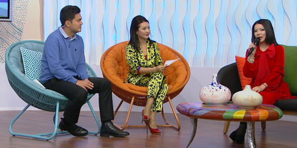 Тамара Асар, Алмас Биғазыұлы, Назерке Маратқызы, Азамат Нұрқожа, Гүлсара Нұржанқызы. &laquo;Таңғы Хабар&raquo;