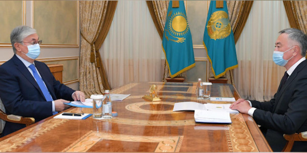 Президент Бәсекелестікті қорғау және дамыту агенттігінің төрағасы Серік Жұманғаринді қабылдады