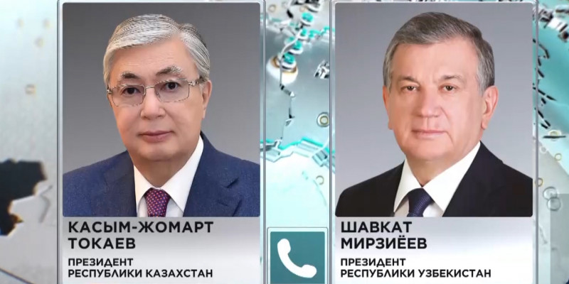 Состоялся телефонный разговор Президента РК с Президентом Республики Узбекистан