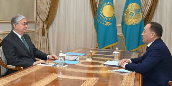Президент Ақтөбе облысының әкімі Ералы Тоғжановты қабылдады