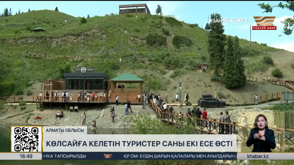 Көлсайға келетін туристер саны екі есе өсті