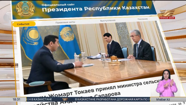 Президент заслушал доклад об итогах развития аграрной отрасли