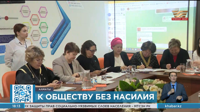 Зарубежный опыт по борьбе с бытовым насилием обсудили в Алматы