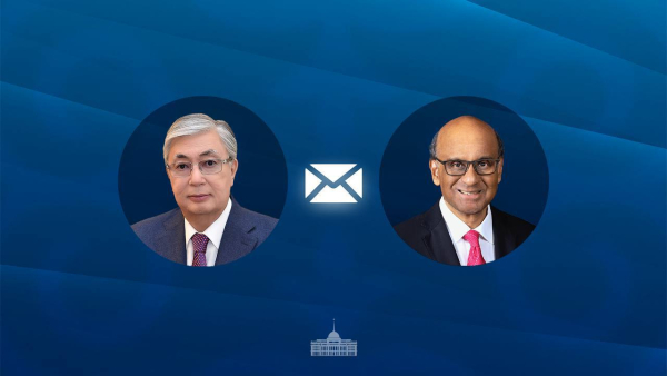 Мемлекет басшысы Сингапур Президентіне құттықтау жеделхатын жолдады