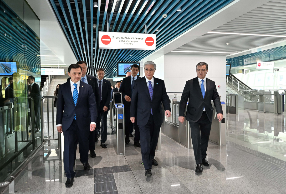 Мемлекет басшысы Astana LRT жүйесін іске қосу рәсіміне қатысты