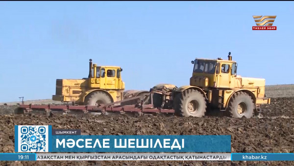 Биыл Шымкентте егістік алқап 500 га кеміді