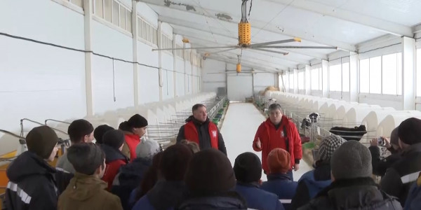 Кандидаты от НПК посетили сельскохозяйственный комплекс и заводы СКО