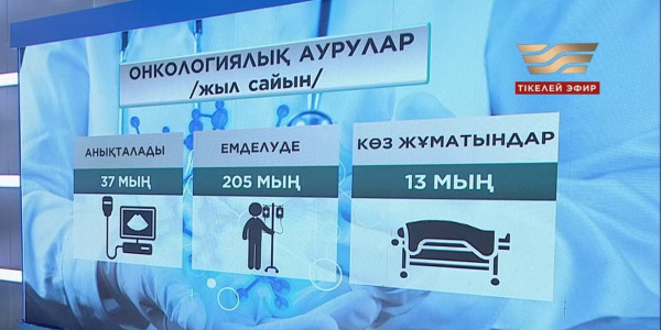 Елімізде онкологиялық аурулар азаймай тұр