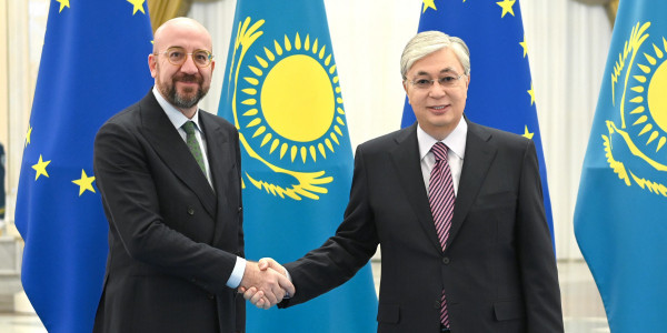 Тоқаев Еуропалық Кеңестің Президентімен келіссөз жүргізді