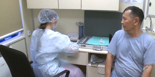 &laquo;Жәрдем&raquo; пойызы өңірлерде тегін қызмет көрсетуде