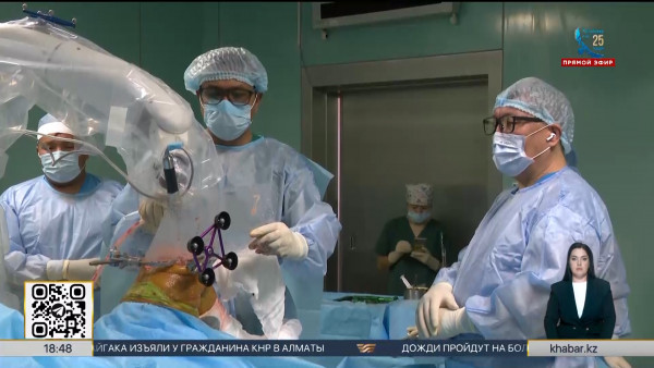 Операцию с внедрением искусственного интеллекта провели в Алматы