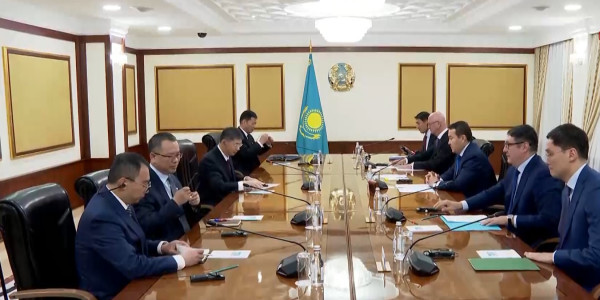 Үкімет басшысы SINOPEC корпорациясының президентімен кездесті