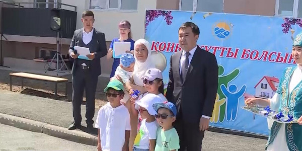 Текеліде 40 пәтерлік көпқабатты тұрғын үй пайдалануға берілді