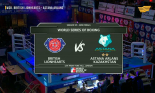 «British Lionhearts - Astana Arlans» всемирная серия бокса