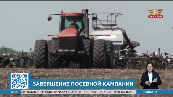 Посевной сезон завершился в Северо-Казахстанской области