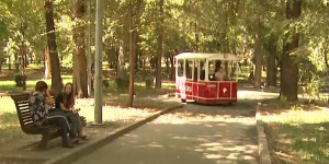 Трамвай «Алма-Ата» появился в городском парке отдыха
