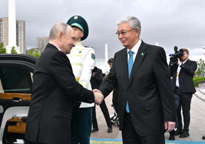 Состоялась торжественная церемония встречи Президента РФ