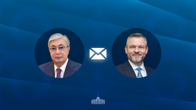 Мемлекет басшысы Словакия Республикасының Президентіне құттықтау жеделхатын жолдады