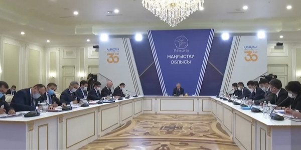 К. Токаев прибыл с рабочим визитом в Мангистаускую область