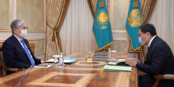 Мемлекет басшысы Ұлттық Банк Төрағасы Ерболат Досаевты қабылдады