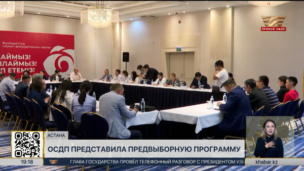 ОСДП представила предвыборную программу