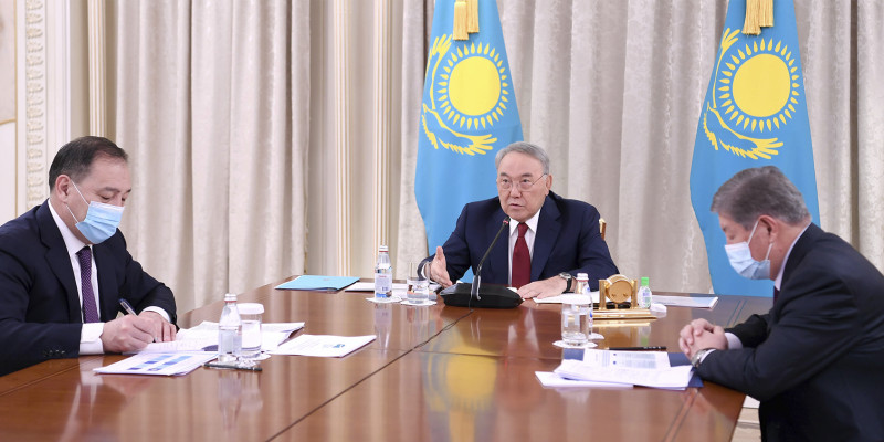 Н.Назарбаев ознакомился с итогами реализации проектов  «Ел Үміті» и «Қамқорлық»